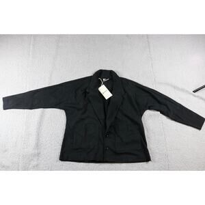 New Pact Organic Womens Jacket Xs Black Relaxed Fit  View Photos